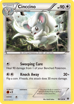 Pokemon Fates Collide Cinccino - 89