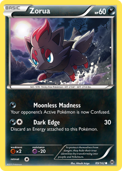 Pokemon BREAKthrough Zorua - 89