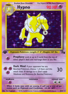 Pokemon Fossil Hypno - 8