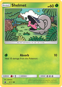 Pokemon Crimson Invasion Shelmet - 8