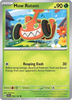 Pokemon Stellar Crown Mow Rotom - 8