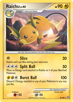 Pokemon Stormfront Raichu - 8