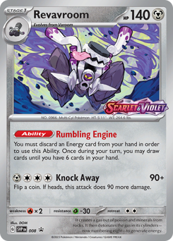 Pokemon Scarlet & Violet Black Star Promos Revavroom - 8