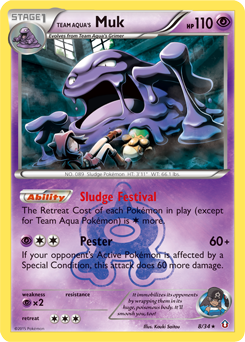 Pokemon Double Crisis Team Aqua's Muk - 8
