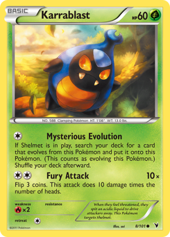Pokemon Noble Victories Karrablast - 8