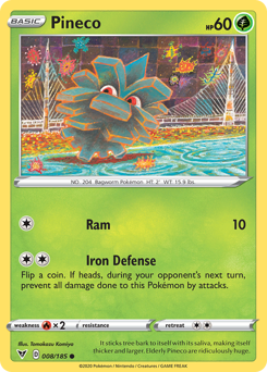 Pokemon Vivid Voltage Pineco - 8