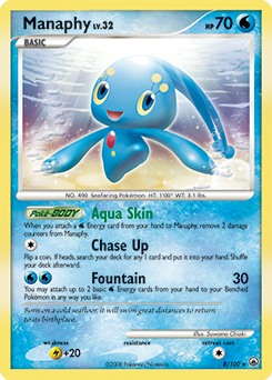 Pokemon Majestic Dawn Manaphy - 8