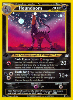 Pokemon Neo Revelation Houndoom - 8
