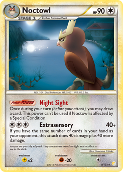 Pokemon HeartGold & SoulSilver Noctowl - 8
