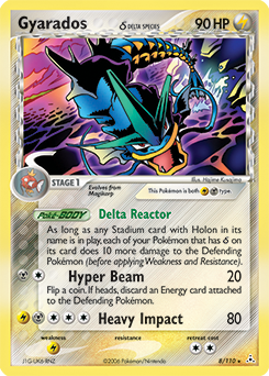 Pokemon Holon Phantoms Gyarados δ - 8