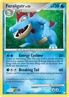 Pokemon Mysterious Treasures Feraligatr - 8