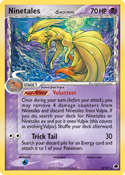 Pokemon Dragon Frontiers Ninetales δ - 8