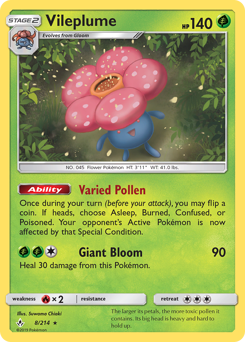 Pokemon Unbroken Bonds Vileplume - 8
