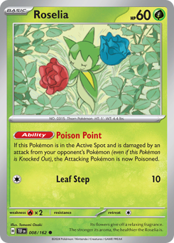 Pokemon Temporal Forces Roselia - 8