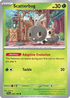 Pokemon Scarlet & Violet Scatterbug - 8