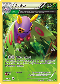 Pokemon Roaring Skies Dustox - 8