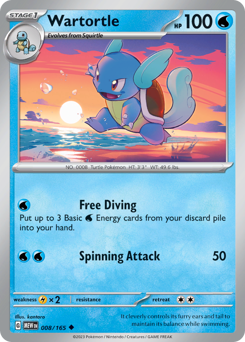Pokemon 151 Wartortle - 8