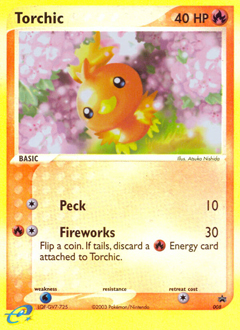 Pokemon Nintendo Black Star Promos Torchic - 8