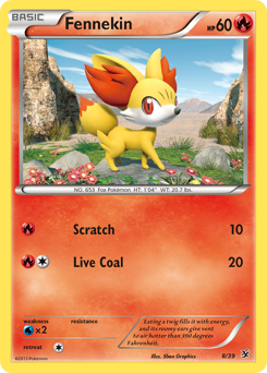 Pokemon Kalos Starter Set Fennekin - 8