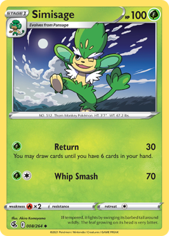 Pokemon Fusion Strike Simisage - 8