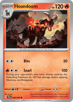 Pokemon Shrouded Fable Houndoom - 8
