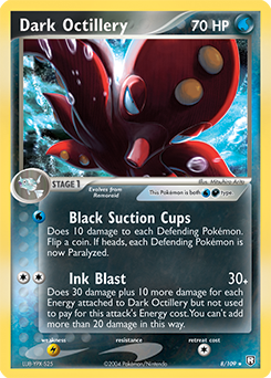 Pokemon Team Rocket Returns Dark Octillery - 8