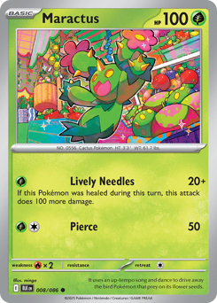 Pokemon Black Bolt Maractus - 8