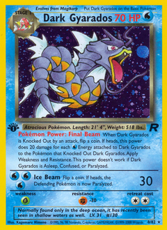Pokemon Team Rocket Dark Gyarados - 8