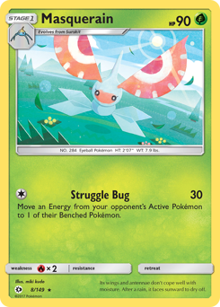 Pokemon Sun & Moon Masquerain - 8