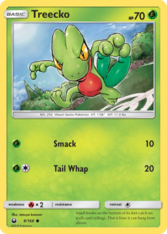 Pokemon Celestial Storm Treecko - 8