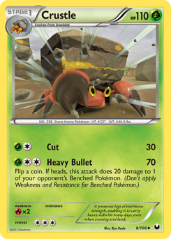 Pokemon Dark Explorers Crustle - 8