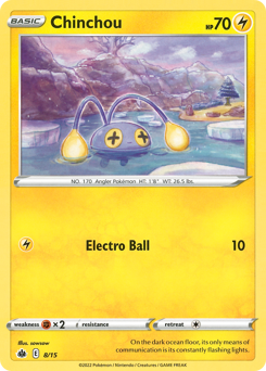 Pokemon McDonald's Collection 2022 Chinchou - 8