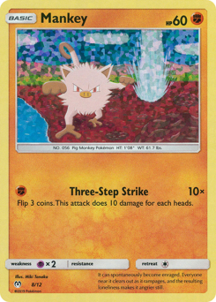 Pokemon McDonald's Collection 2019 Mankey - 8