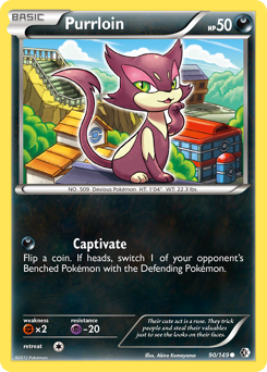 Pokemon Boundaries Crossed Purrloin - 90