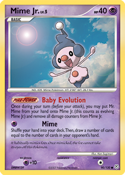 Pokemon Diamond & Pearl Mime Jr. - 90
