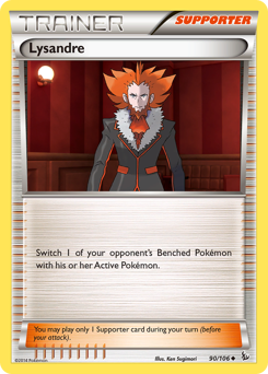 Pokemon Flashfire Lysandre - 90