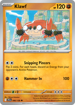 Pokemon Journey Together Klawf - 90