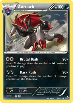 Pokemon Legendary Treasures Zoroark - 90
