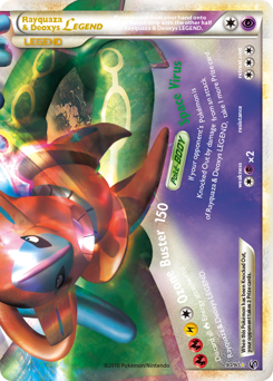 Pokemon HS—Undaunted Rayquaza & Deoxys LEGEND - 90