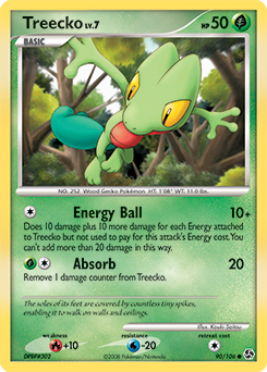 Pokemon Great Encounters Treecko - 90