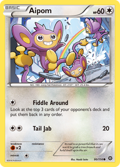 Pokemon Steam Siege Aipom - 90