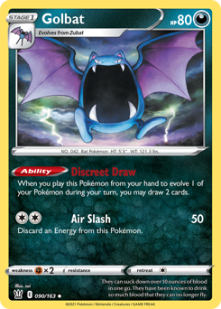 Pokemon Battle Styles Golbat - 90