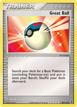 Pokemon Delta Species Great Ball - 90