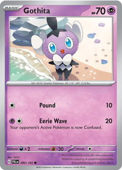 Pokemon Paldea Evolved Gothita - 90