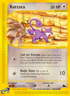 Pokemon Skyridge Rattata - 90