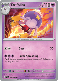 Pokemon Scarlet & Violet Drifblim - 90