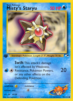 Pokemon Gym Heroes Misty's Staryu - 90