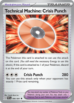 Pokemon Paldean Fates Technical Machine: Crisis Punch - 90