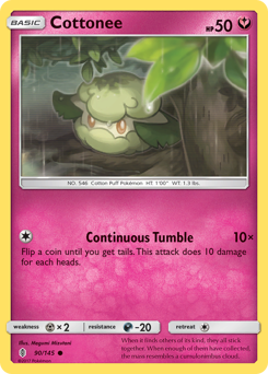 Pokemon Guardians Rising Cottonee - 90
