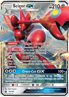 Pokemon Celestial Storm Scizor-GX - 90